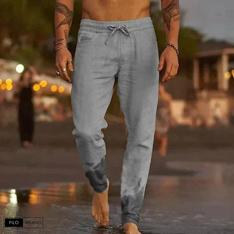 Alessio™ | Eleganti Pantaloni da Spiaggia Lino