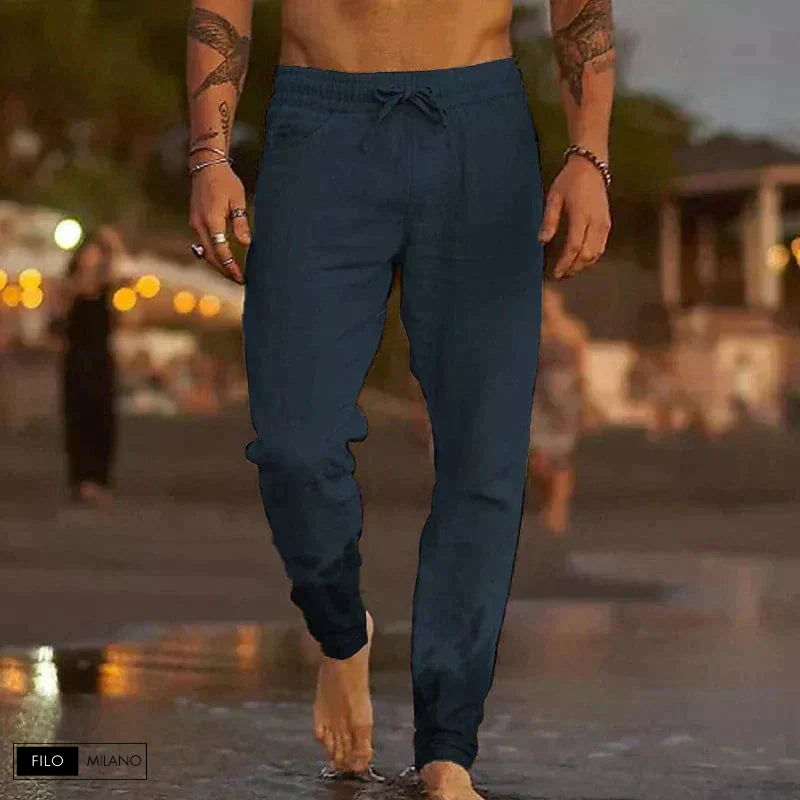 Alessio™ | Eleganti Pantaloni da Spiaggia Lino